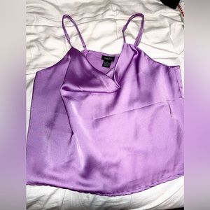 rue21 cropped purple tank
